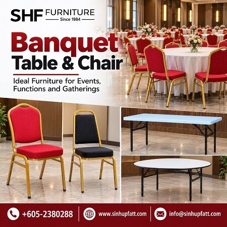 Kuala Lumpur, Furniture, Banquet Table & Banquet Chair For Hotels, Restaurants And Event Halls | SHF Furniture