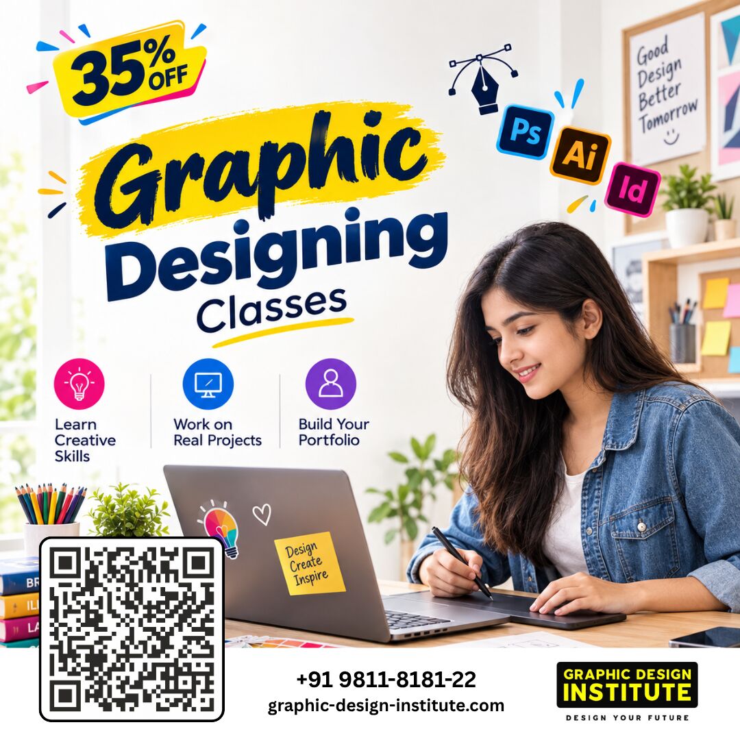 New Delhi, Education, Classes In Graphic Designing &ndash; 35% OFF