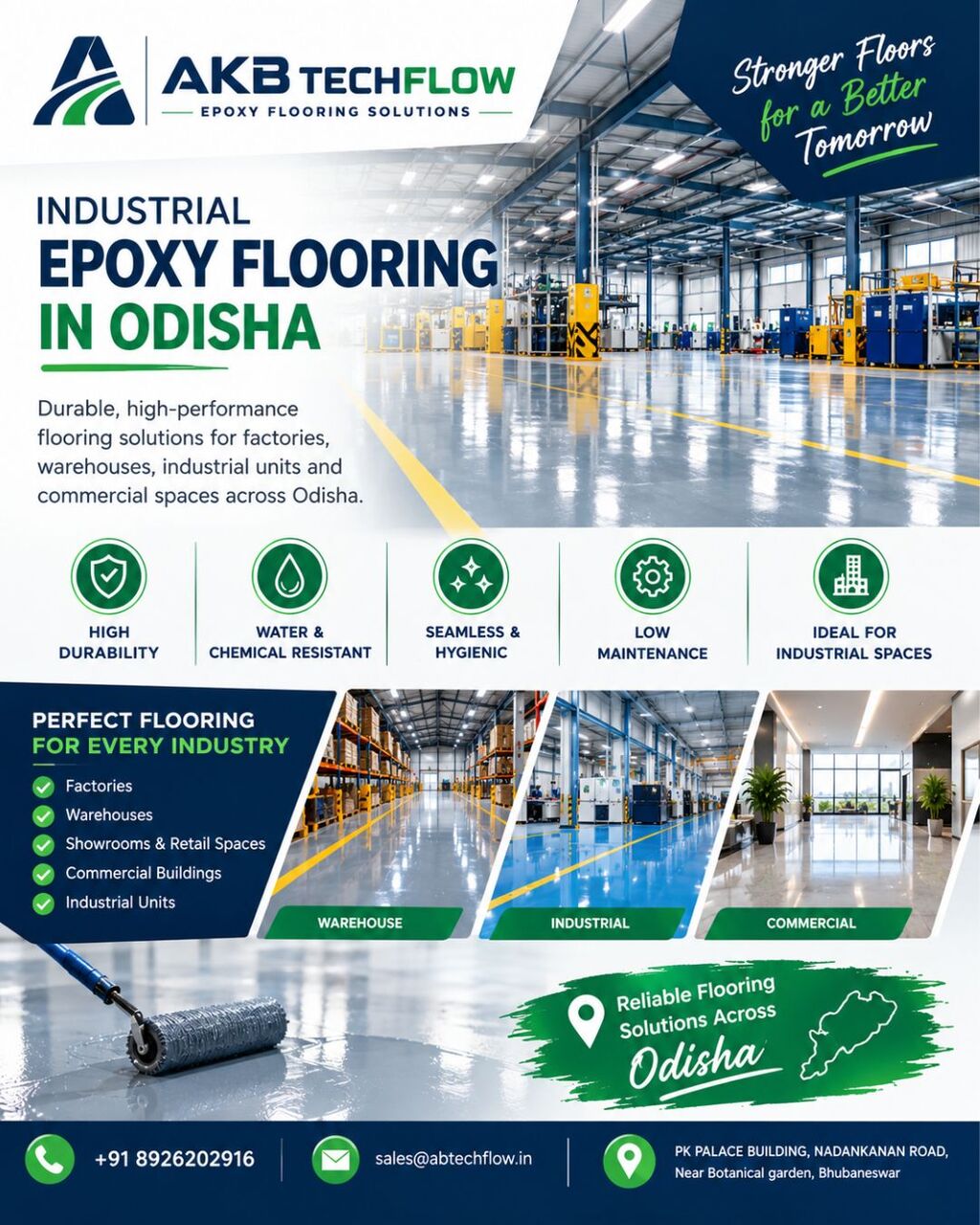 Bhubaneswar, Construction, Industrial Epoxy Flooring In Odisha