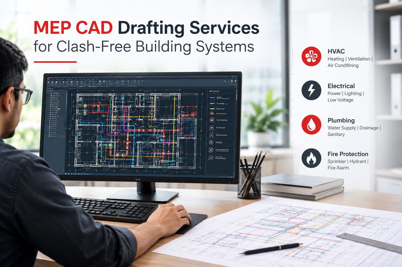 Chicago, Business, MEP CAD Drafting Services For Clash-Free Building Systems