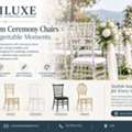 Premium Ceremony Chairs For Wedding Venues | Resiluxe