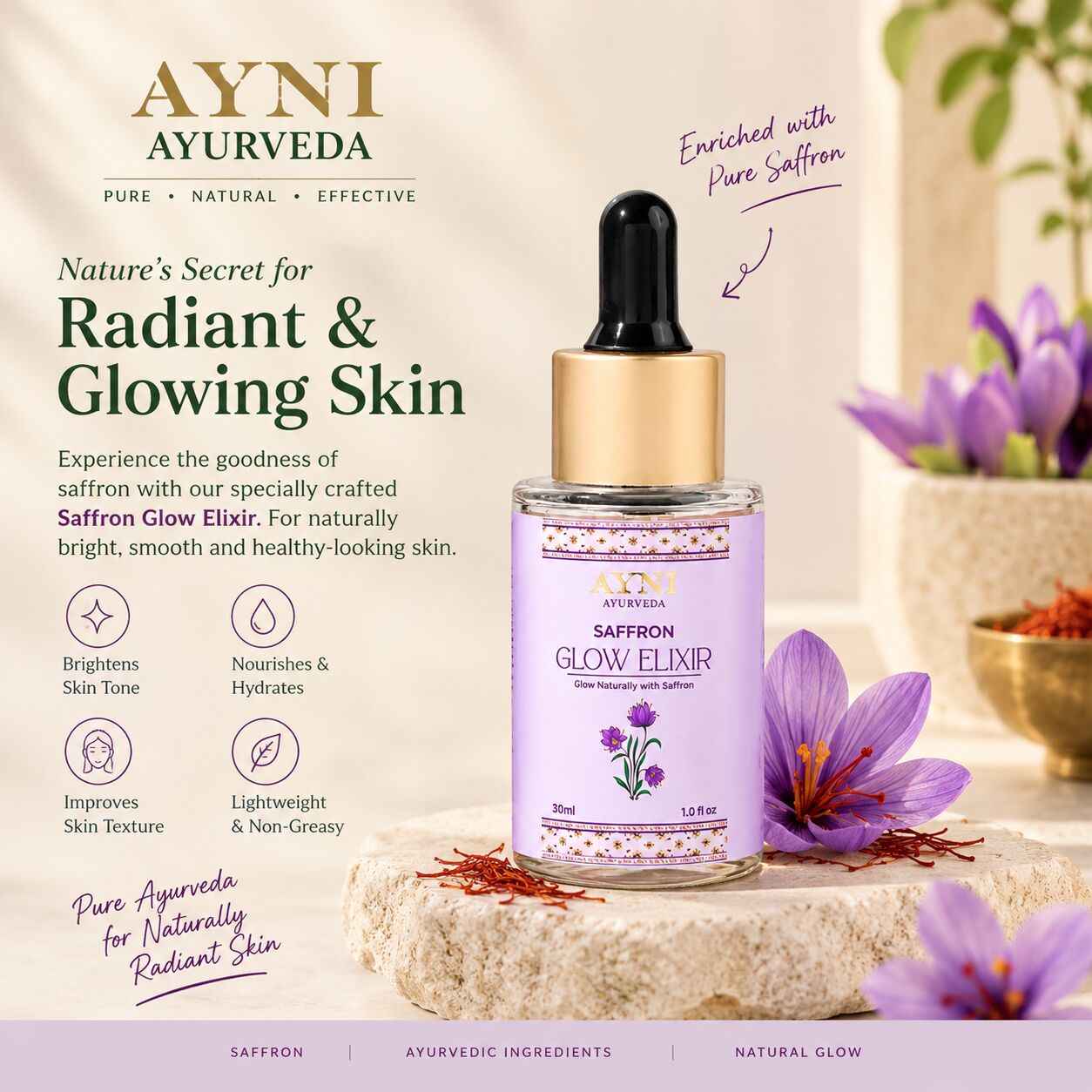 New York, Business, Best Saffron Serum For Glowing Skin
