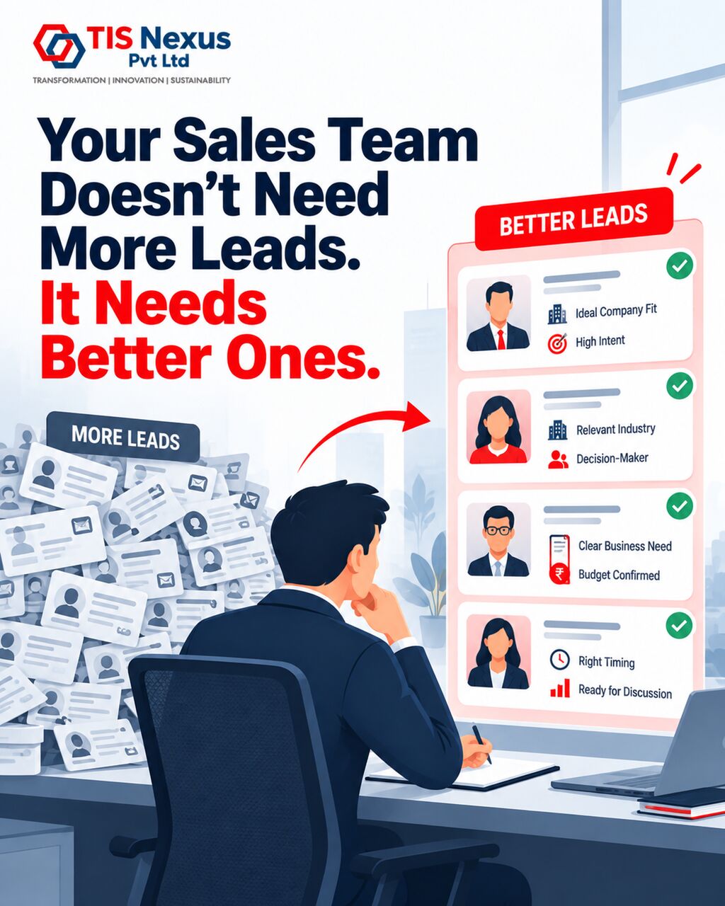 Mumbai, Business, Your Sales Team Doesn&rsquo;t Need More Leads. It Needs Better Ones.