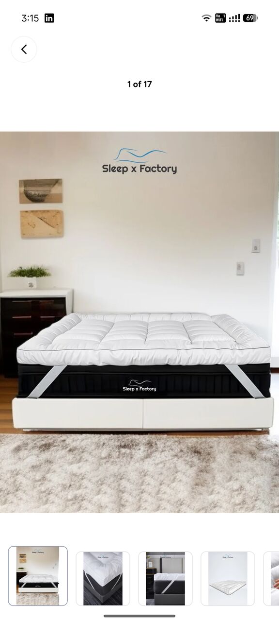 Al Sulaymaniyyah, Clothing & Accessories, SAR 150,  Mattress Topper And Comforter Set Used For 6 Months