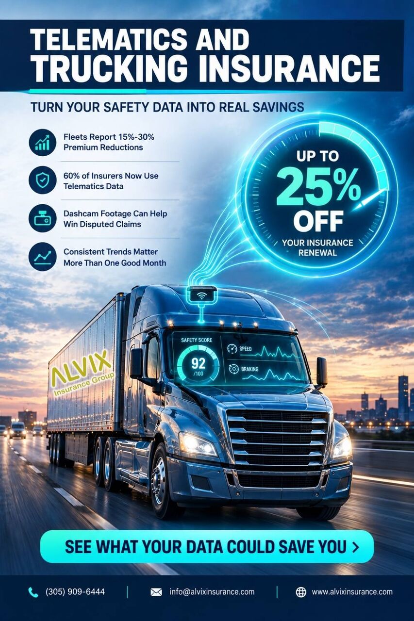 New York, Financial, Telematics Can Cut Your Trucking Insurance Costs By 25%