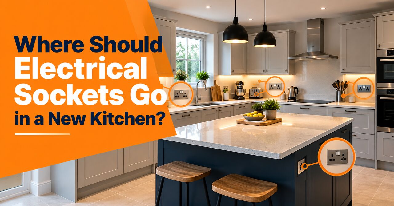 Cardiff, Real Estate, Where Should Electrical Sockets Go In A New Kitchen?