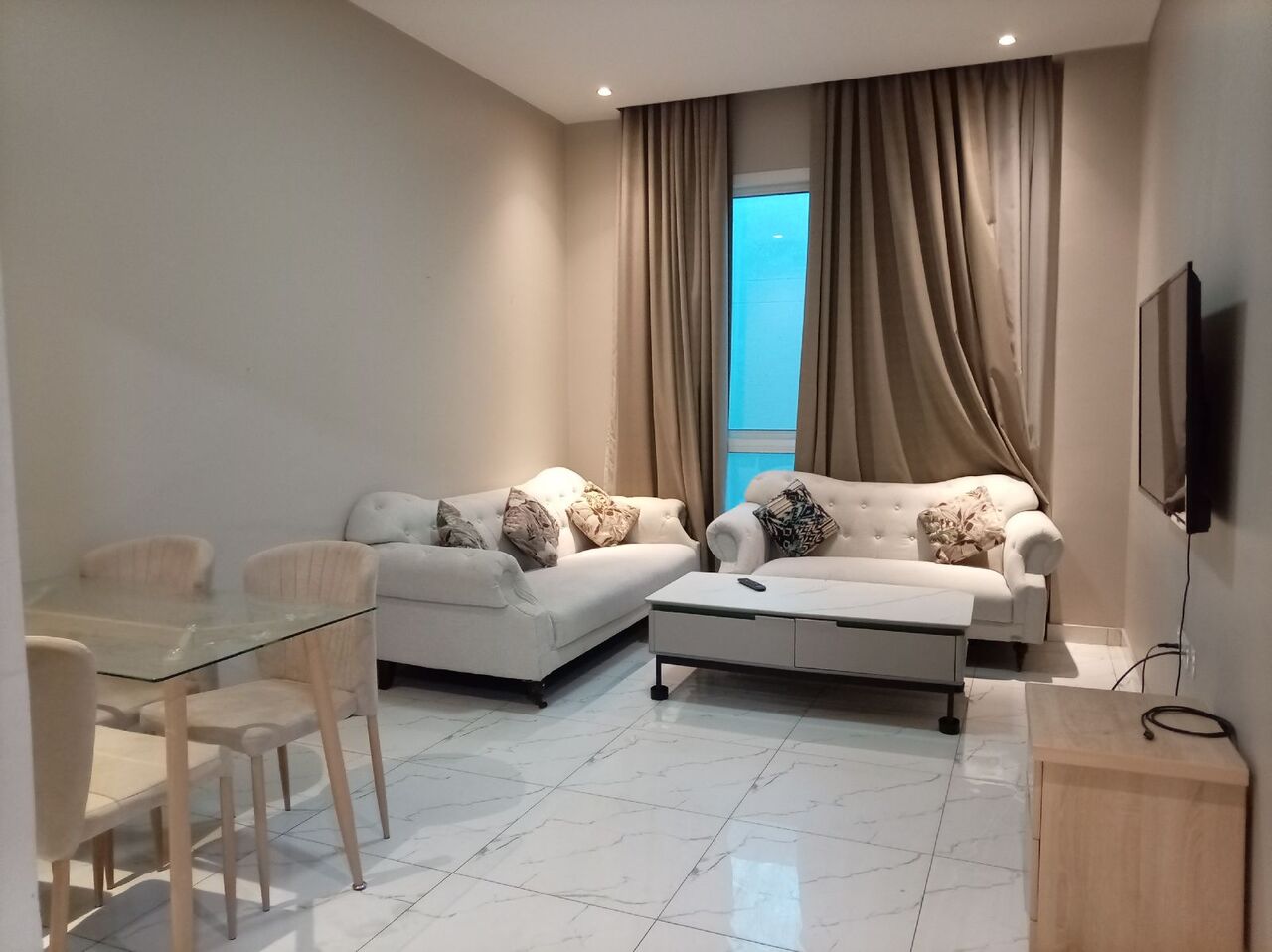 Manama, Apartments, Flats, Houses & Villas, BHD 230/year,  1 BR,  Fully Furnished 1 Bedroom 1 Bathroom With Ewa Flat For Rent In : Sagaya