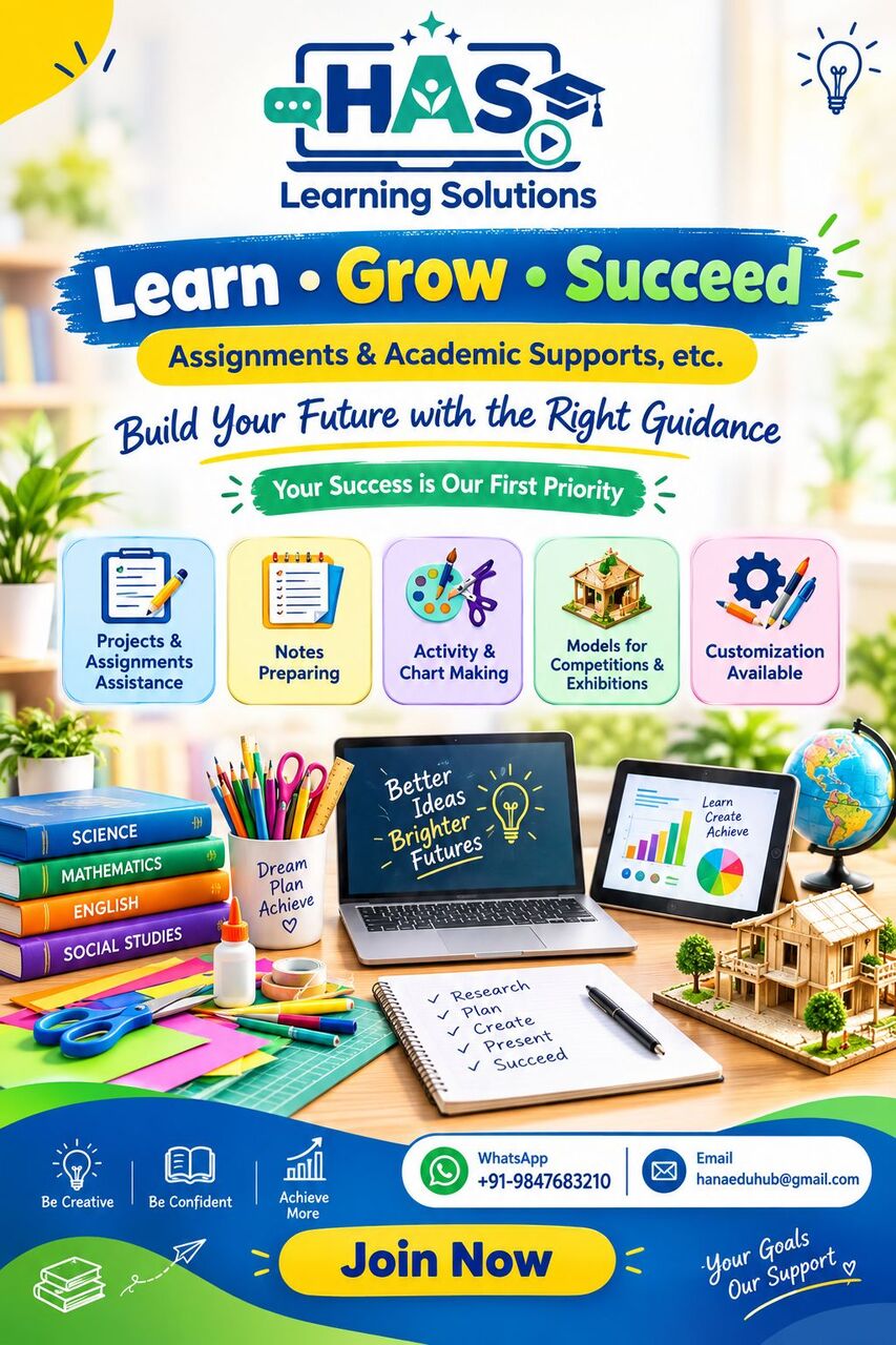 Dammam, Writing, Projects & Assignments Assistance &bull;Notes Preparation &bull;Activity & Chart Make