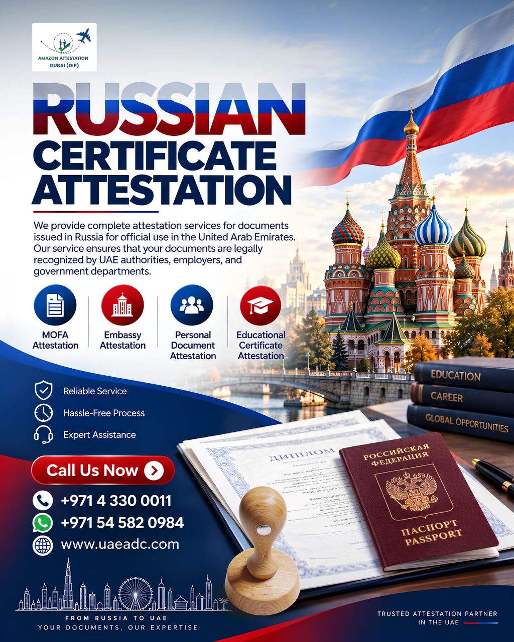 Dubai, Legal, Russia Certificate Attestation Services In Dubai