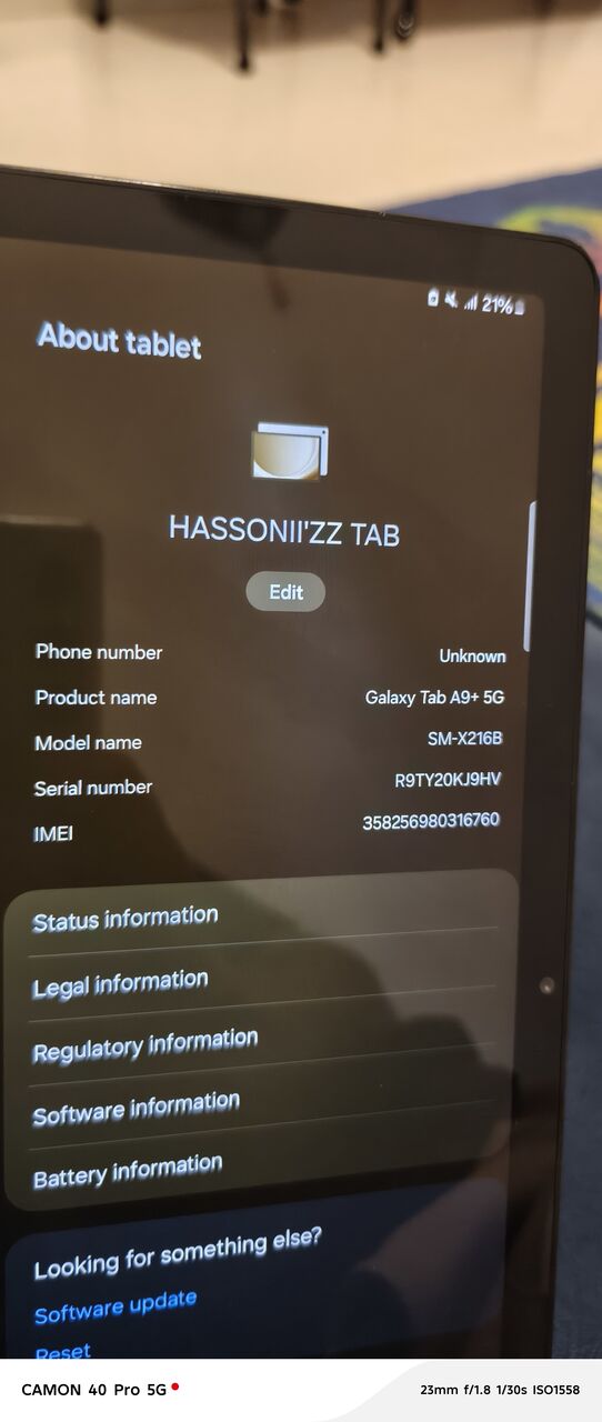 Jeddah, Tablet Computers, SAR 800,  Galaxy Tab A9 5g Model Sm X216b