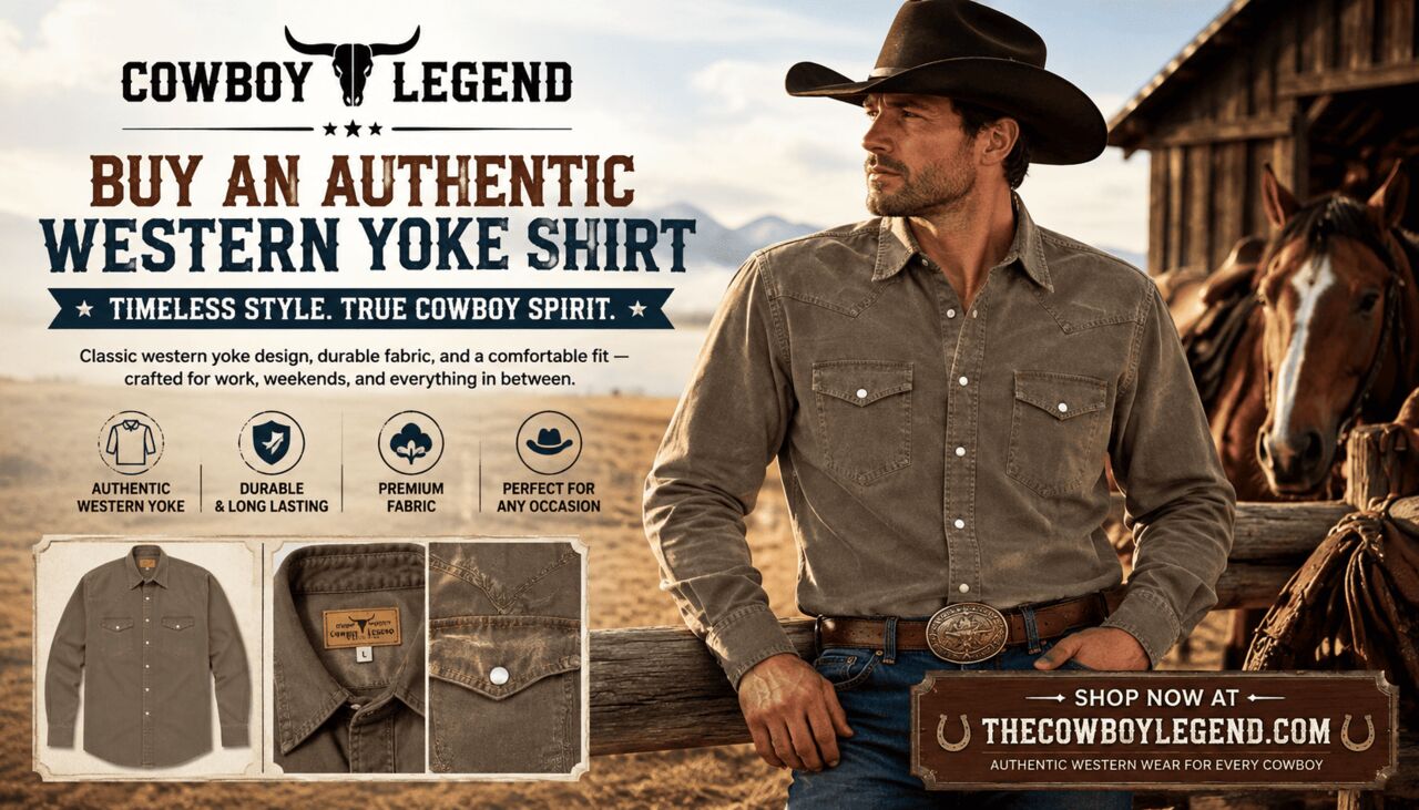 New York, Clothing & Accessories, USD 33,  Buy An Authentic Western Yoke Shirt | The Cowboy Legend