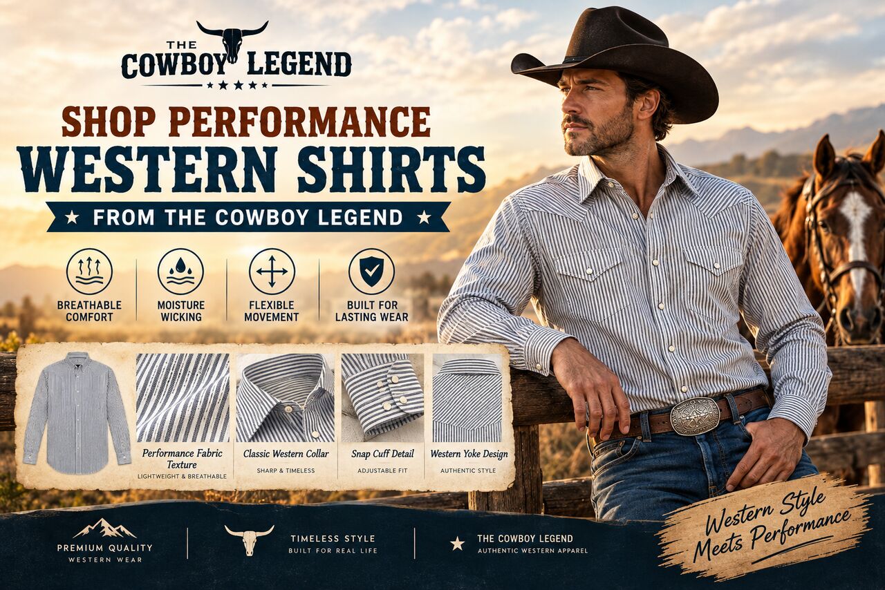 New York, Clothing & Accessories, USD 33,  Shop Performance Western Shirts From The Cowboy Legend