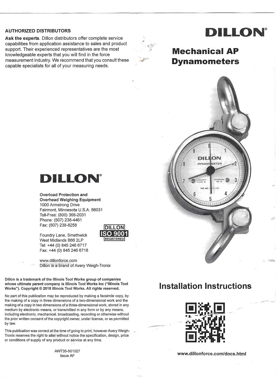 Abha, Heavy Equipment, SAR 3800,  Dillon Dynamometers