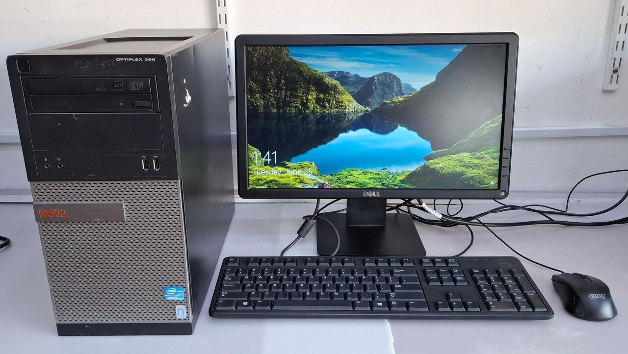 Isa Town, Computers, BHD 73,  DELL Core I7 WiFi Computer Set DELL HD Wide Monitor 16 GB RAM 256GB SSD Ready To Use