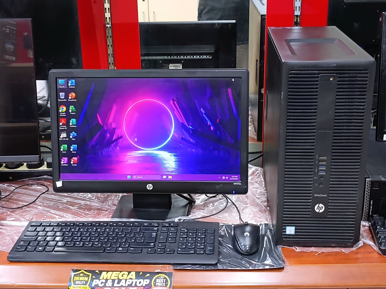 Riffa, Computers, BHD 55,  Complete HP I5 6th Gen Desktop PC Set With WIFI &ndash; Just 55 BD!