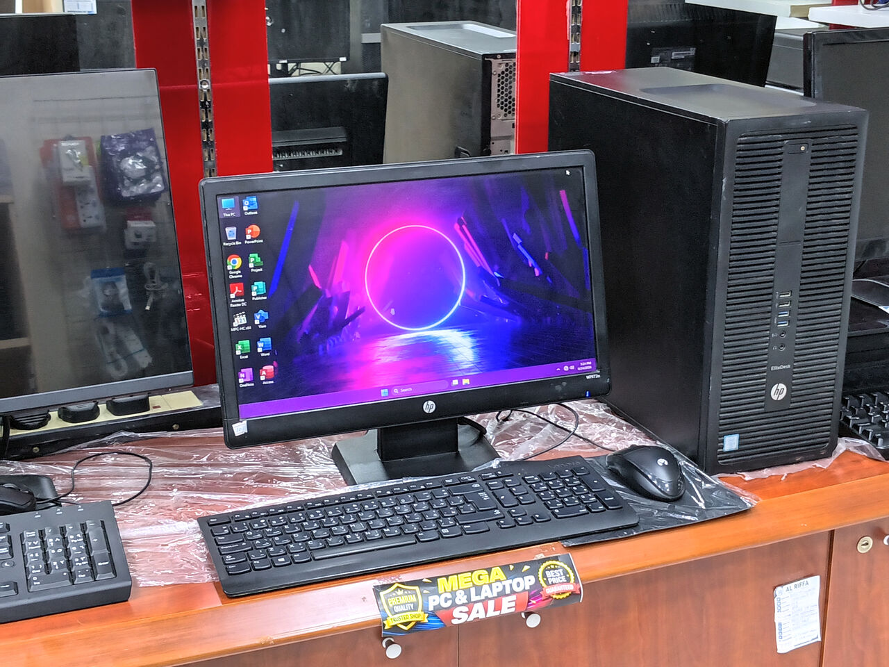 Riffa, Computers, BHD 55,  Complete HP I5 6th Gen Desktop PC Set With WIFI &ndash; Just 55 BD!