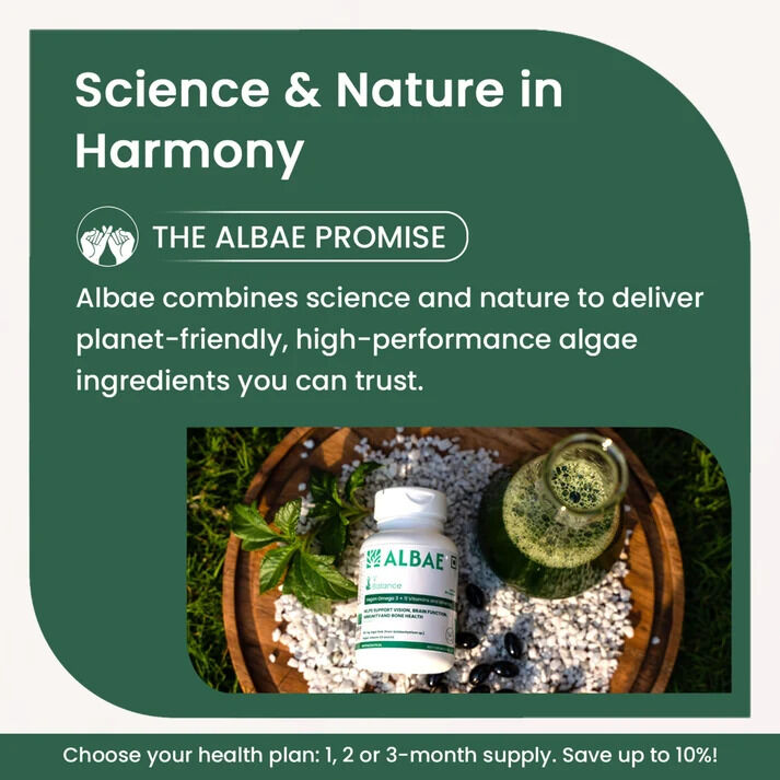 Ahmedabad, Health & Beauty Items, INR 1999,  Vegan Algae DHA, Vitamin D3 & K2 Supplement - V Balance By Albae