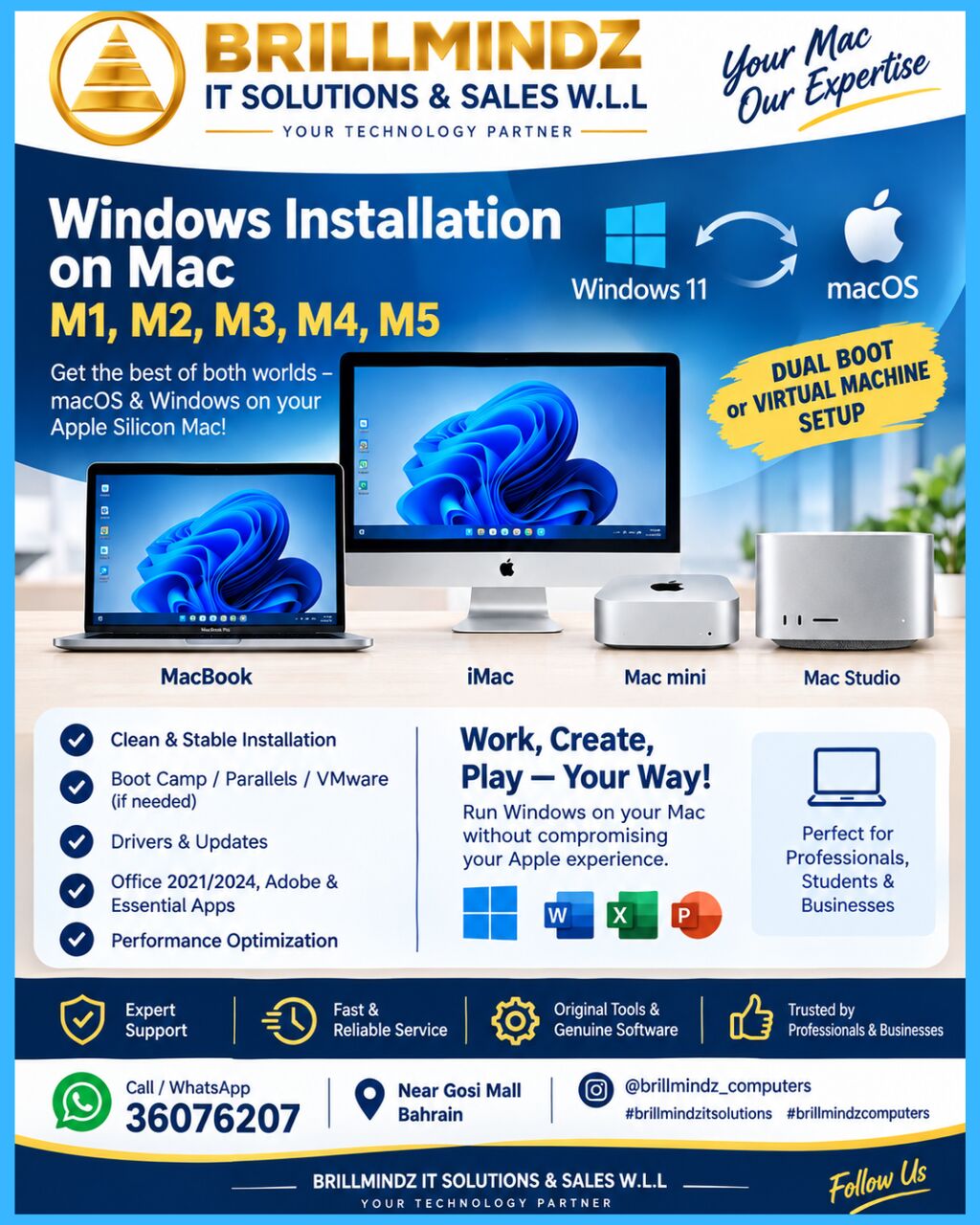 Hoora, Computer, WINDOWS ON YOUR MAC — M1, M2, M3, M4 & M5! 🍎