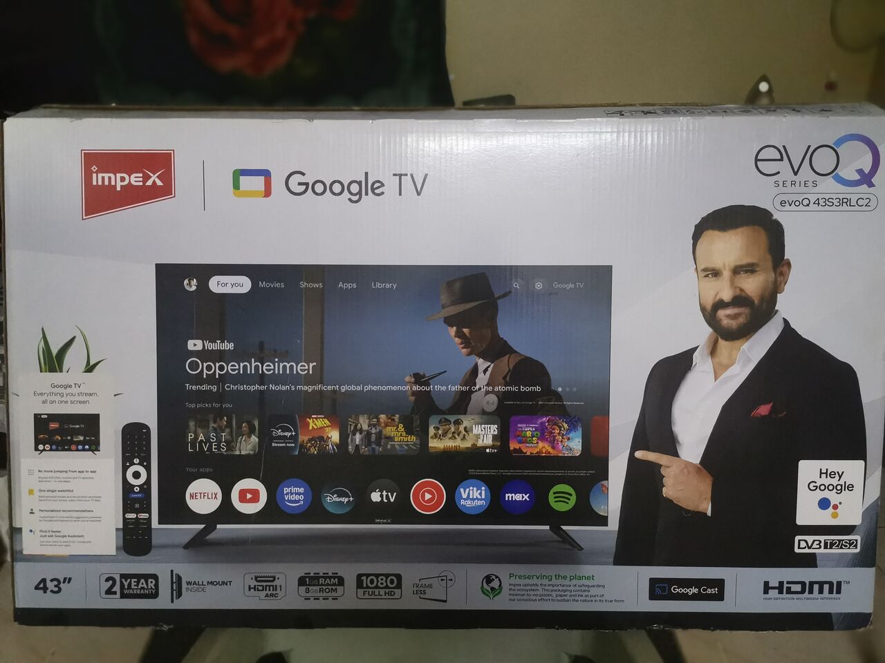 Thuqbah, Electronics, SAR 650,  Impex 43" Google TV &ndash; For Sale