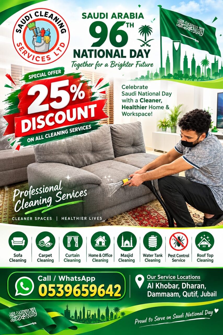 Dhahran, Cleaning, Saudi Cleaning Services