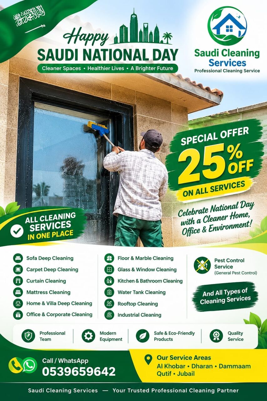 Dhahran, Cleaning, Saudi Cleaning Services