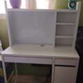 SAR 600,  White Study Desk With Storage Shelves & Drawers &ndash; Good Condition