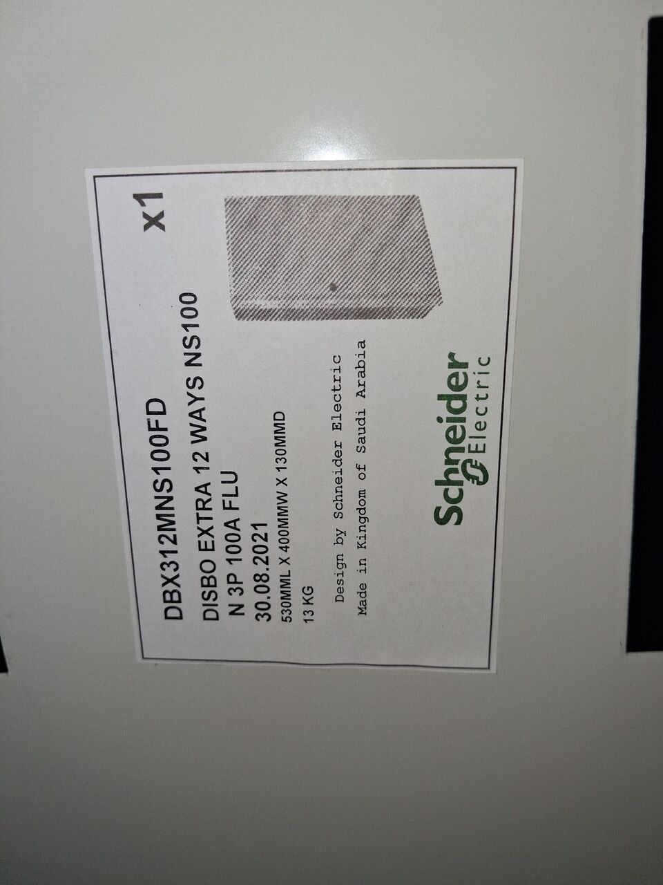 Al Shemaysi, Electronics, SAR 1500,  Schneider Electric 160A Distribution Panel &ndash; MCCB + MCBs | Riyadh