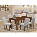 7 Piece Dining Set With 6 Upholstered Chairs | East West Furniture &ndash; The Savings Net
