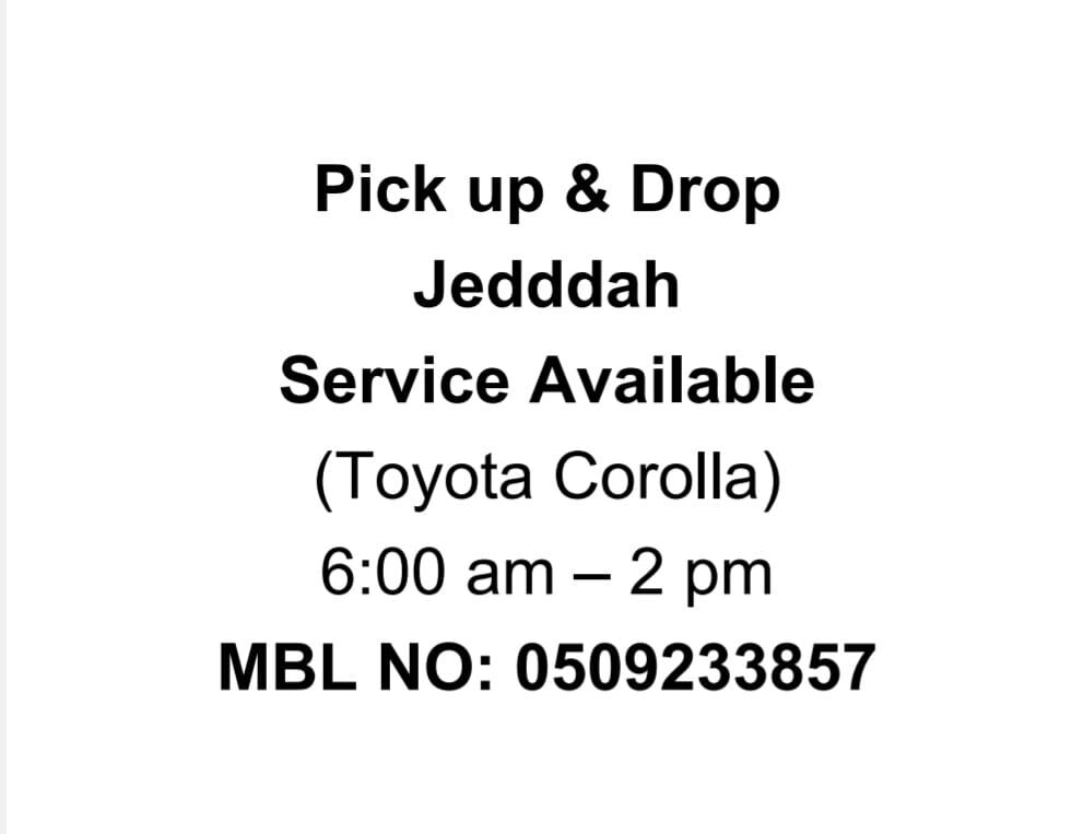 Jeddah, Logistics, Pickup & Drop Service Jeddah