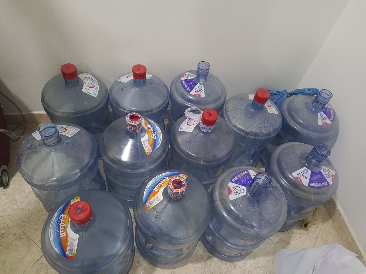 Thuqbah, Household Items, SAR 70,  Empty Water Bottles Gallonsعبوات مياه فارغة سعة جالون
