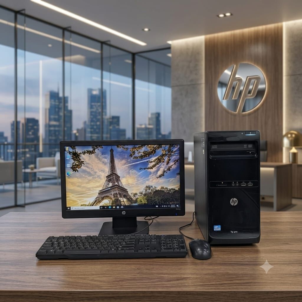 Manama, Tablet Computers, BHD 27,  HP Core I3 3.4Ghz PC 4GB RAM 500GB HDD 19" Monitor Windows Pro & Office Ready To Use