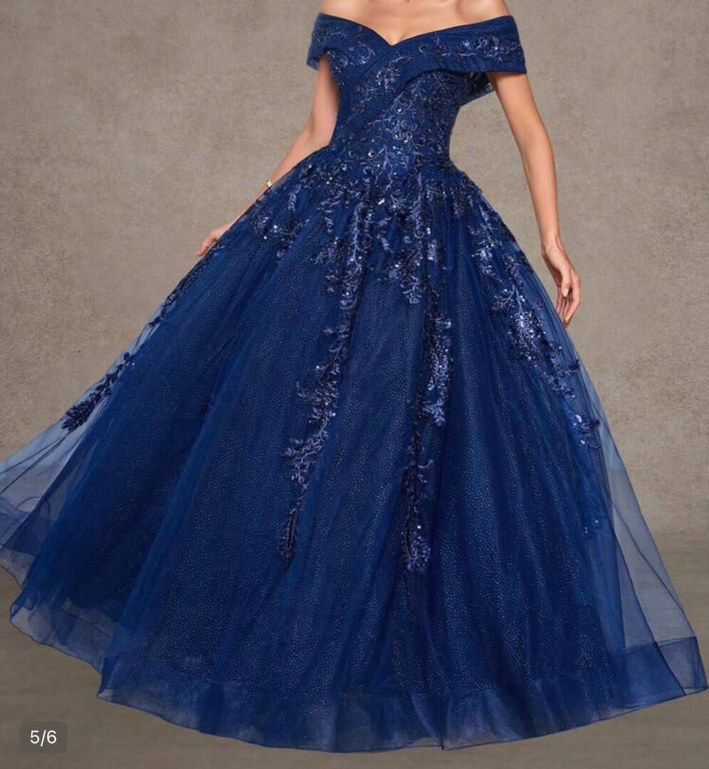 Riyadh, Clothing & Accessories, SAR 400,  Dark Blue Dress With Jacket Medium Size
