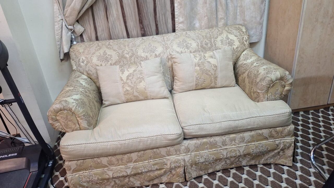 Riyadh, Furniture, SAR 600,  7 Seater Sofa + Study Table With Book Shelf For Sale In Riyadh
