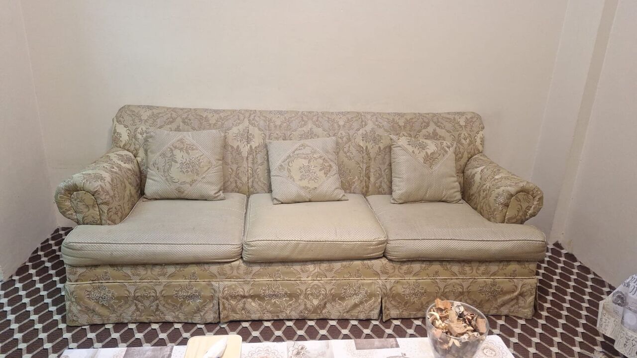 Riyadh, Furniture, SAR 600,  7 Seater Sofa + Study Table With Book Shelf For Sale In Riyadh