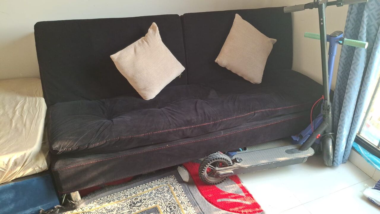 Jeddah, Furniture, SAR 300,  IKEA Sofa Cum Bed EXCELLENT Condition