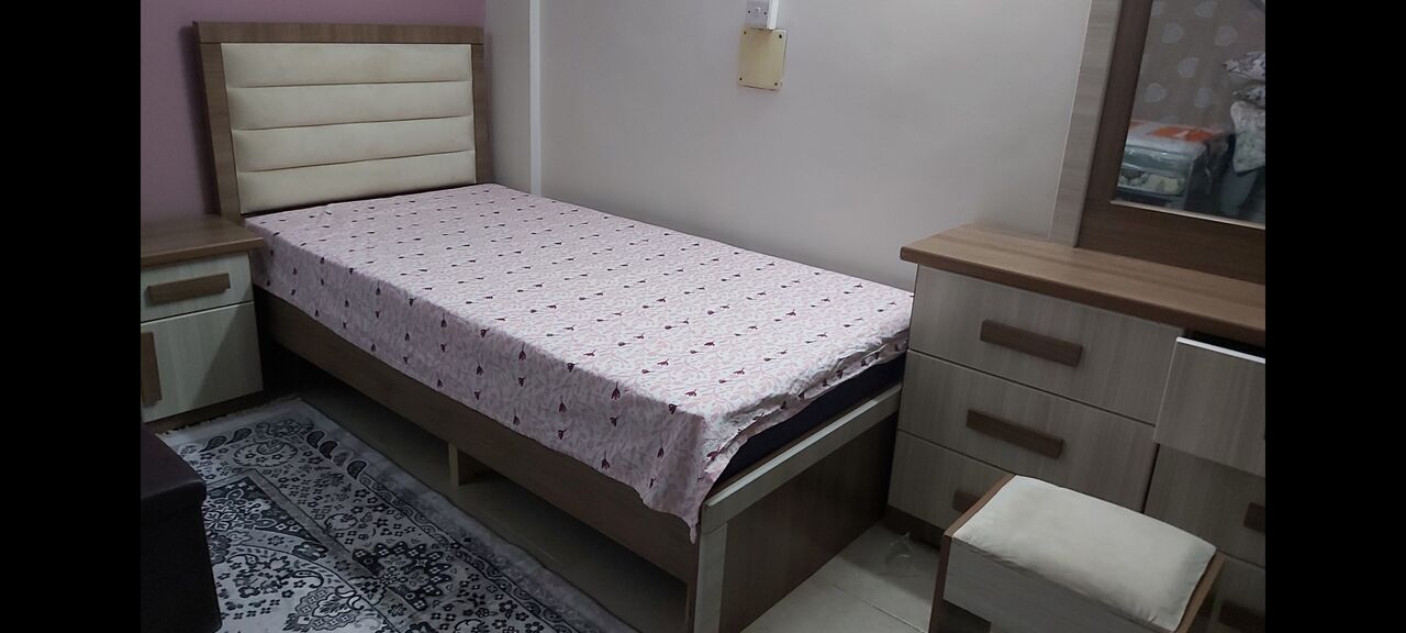 Riyadh, Furniture, SAR 450,  Wooden Bedroom Set Single