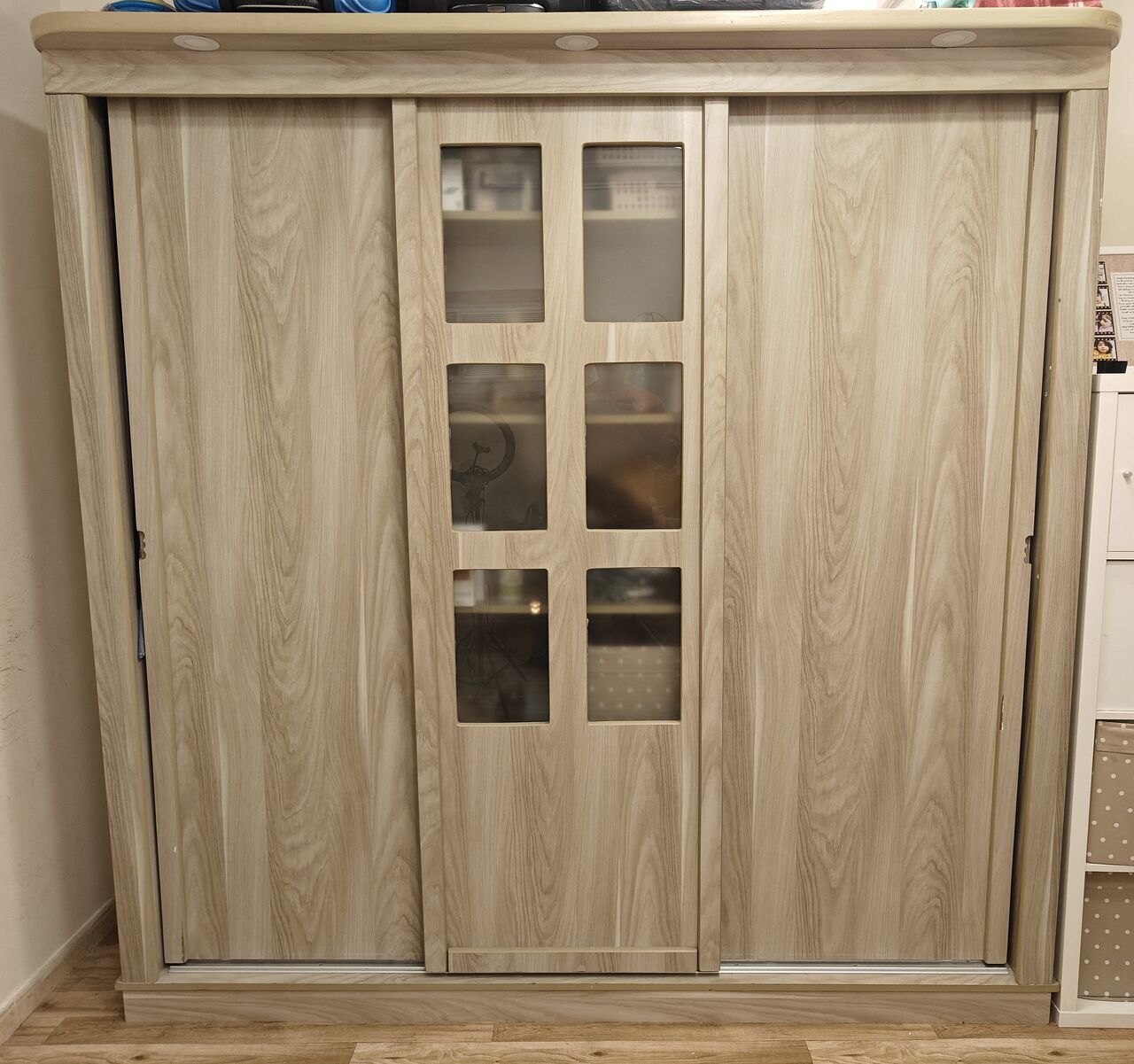 Al Ruwais, Furniture, SAR 600,  3-Door Sliding Wardrobe - Excellent Condition