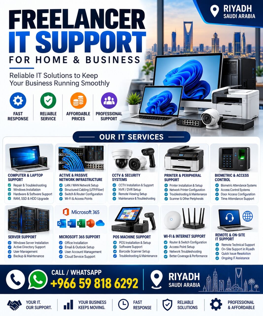 Riyadh, Software Development, PROFESSIONAL FREELANCE IT SUPPORT | RIYADH 🇸🇦