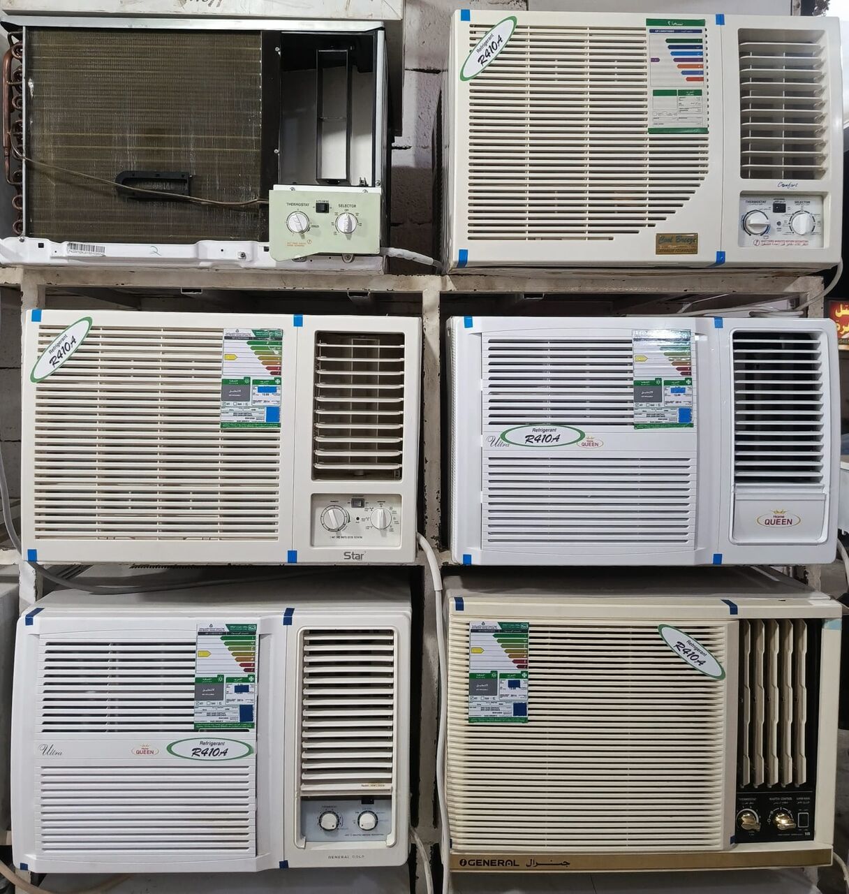 Al Aziziyah, Air Conditioners, SAR 1,  For Sale, Used, Clean, Almost New Window Air Conditioners, With Warranty, With Delivery