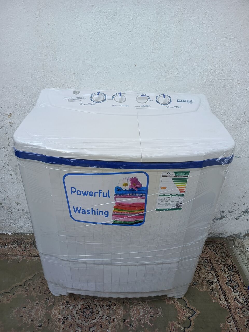 Al Aziziyah, Household Items, SAR 1,  For Sale 8 Kg Washing Machine Good 💯 Working Same New 2 Week Used Delivery 🚚 Free