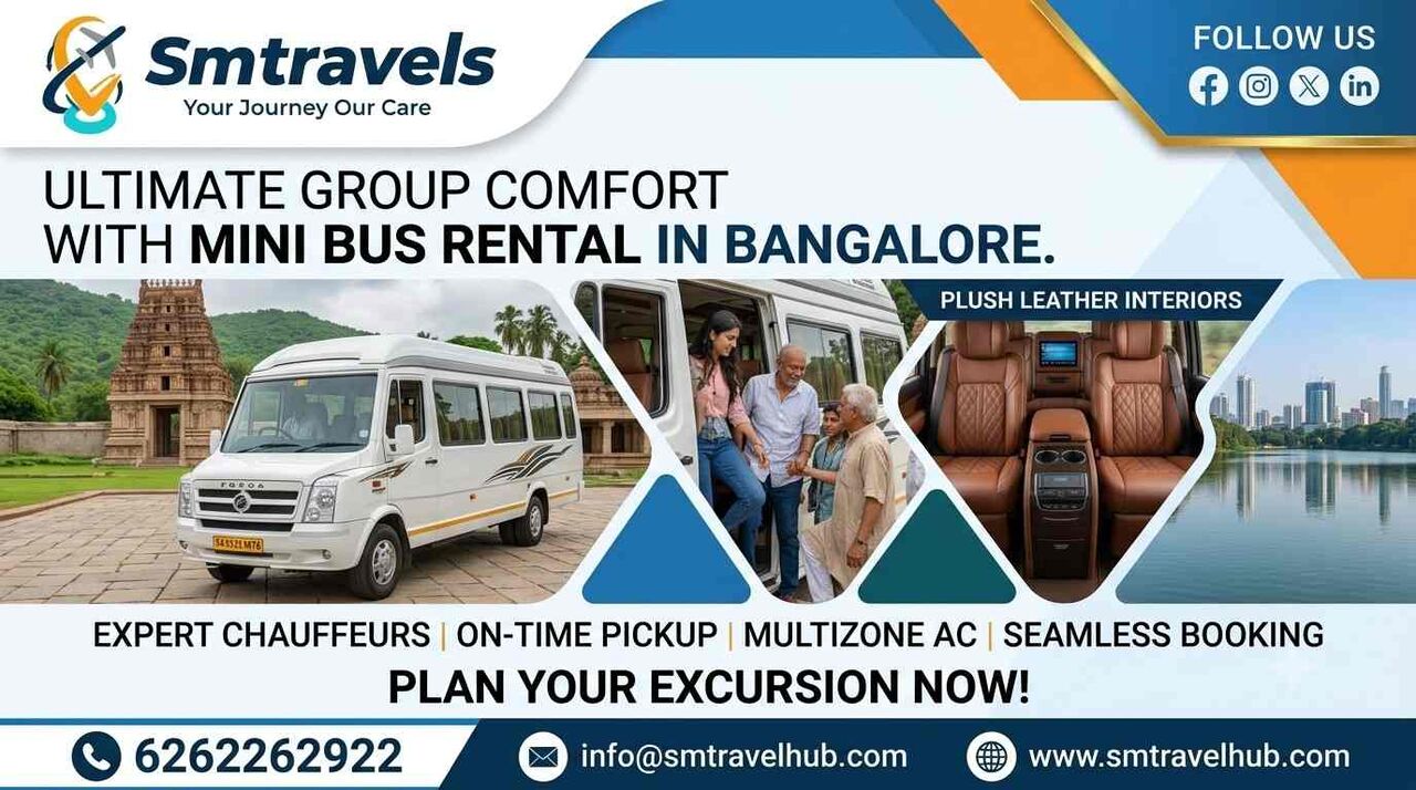 Bangalore, Travel, Mini Bus Rental In Bangalore
