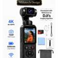 SAR 450,  Premium 75MP 4K Pocket Vlogging Camera With Sony CMOS Sensor, With Face Tracking,  Wifi,