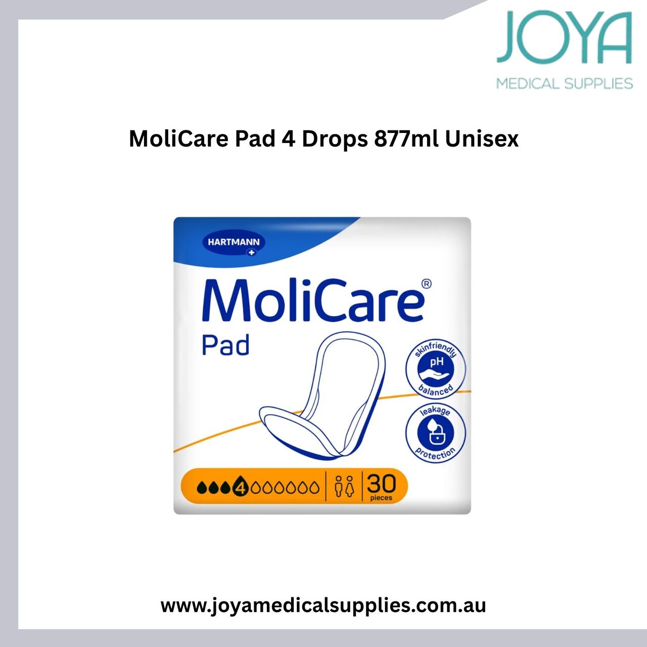 Sydney, Health & Beauty Items, Buy MoliCare Pad 4 Drops 877ml Unisex - Joya Medical Supplies