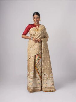 Mumbai, Clothing & Accessories, INR 1200,  Authentic Assam Muga & Pat Silk Sarees | Handcrafted Terracotta Jewellery | Worldwide Ship