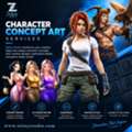Character Concept Art Services | 3D Concept Art Services