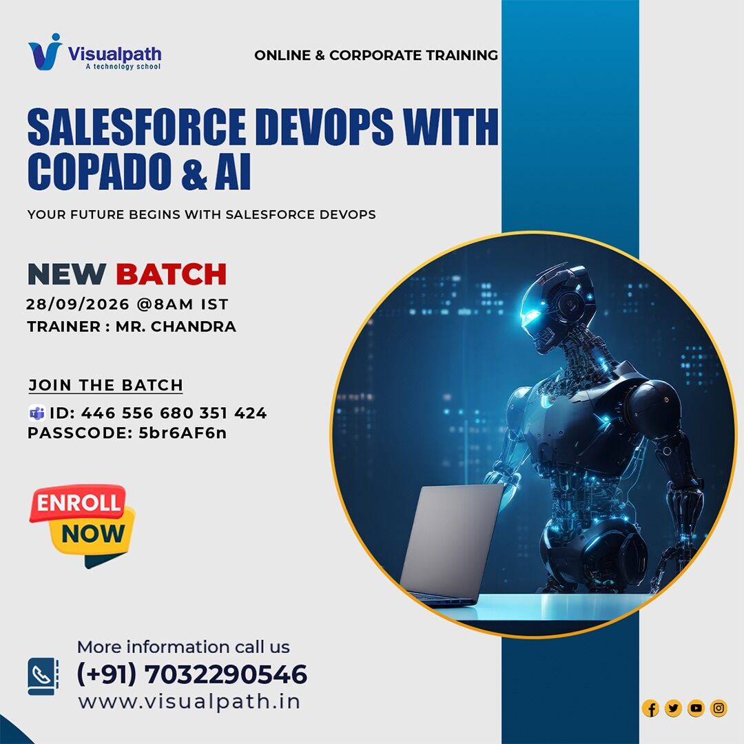Hyderabad, Lessons Offered, Salesforce DevOps With Copado AI | New Live Online Batch!