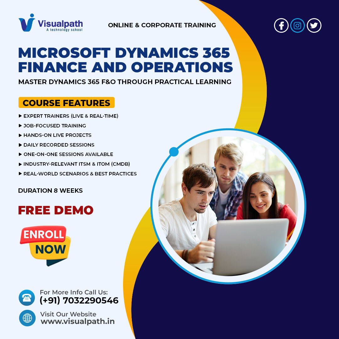 Hyderabad, Education, Dynamics 365 Finance Operations | D365 Online Training