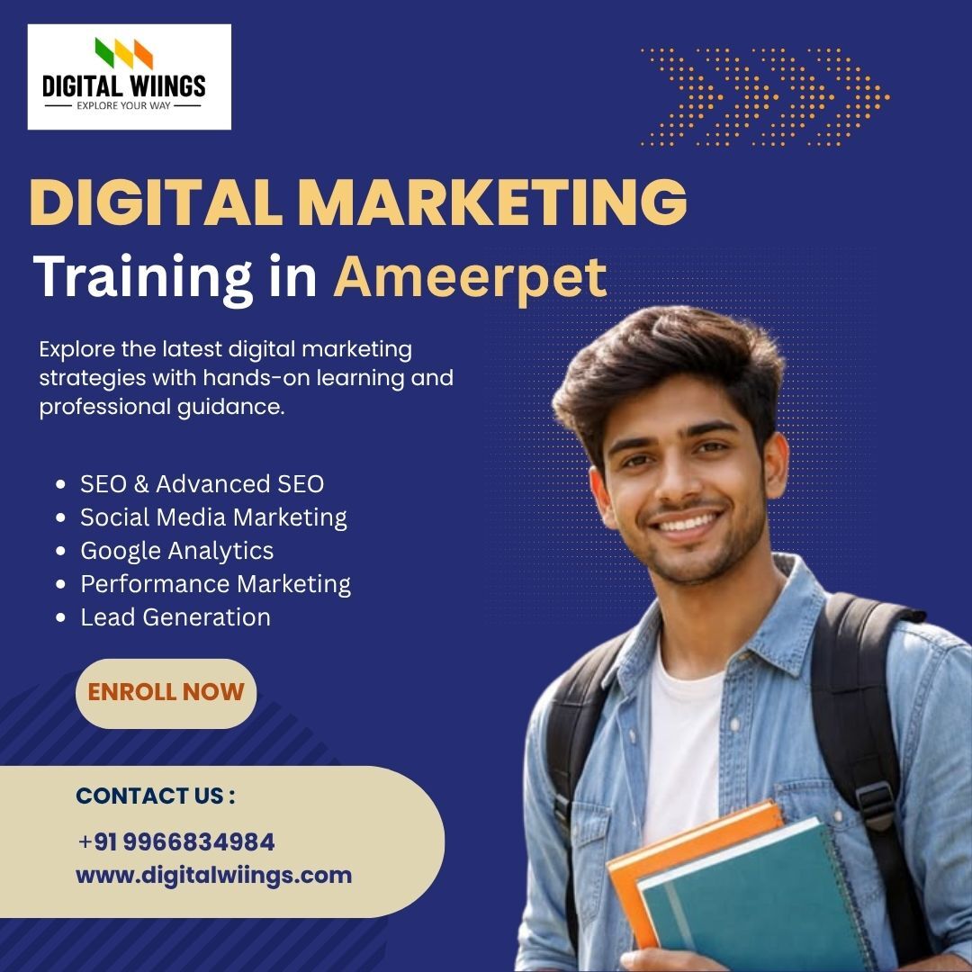 Hyderabad, Education, Digital Wiings &ndash; The Best AI Powered Digital Marketing Online Training In Ameerpet For Fut