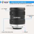 INR 17500,  12.5 MM 2 MP SWIR Lens For 2/3-Inch Cameras, 900&ndash;1700 Nm, F1.4