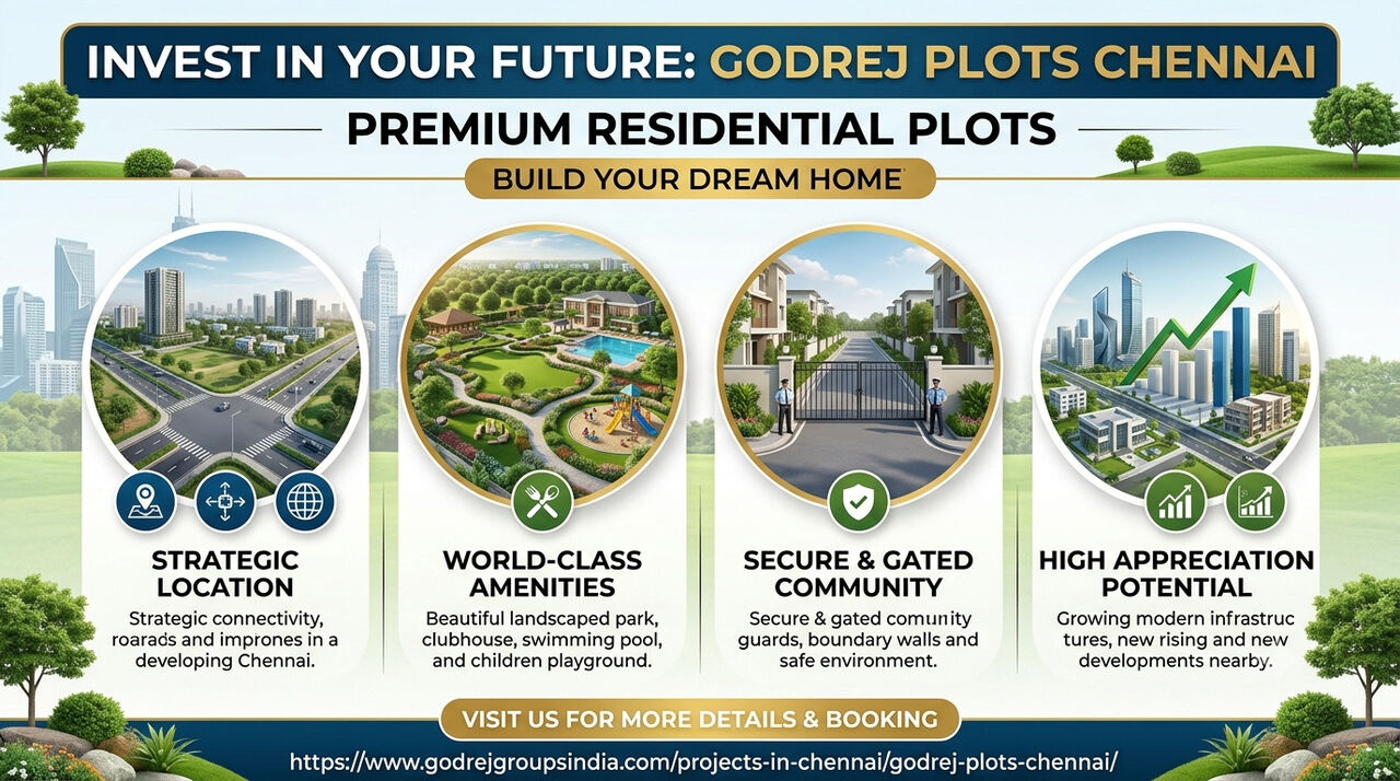 Chennai, Apartments, Flats, Houses & Villas, Furnished,  Godrej Plots Chennai | Explore Residential Plots